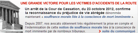 La reconnaissance de la notion de perte de chance de survie
